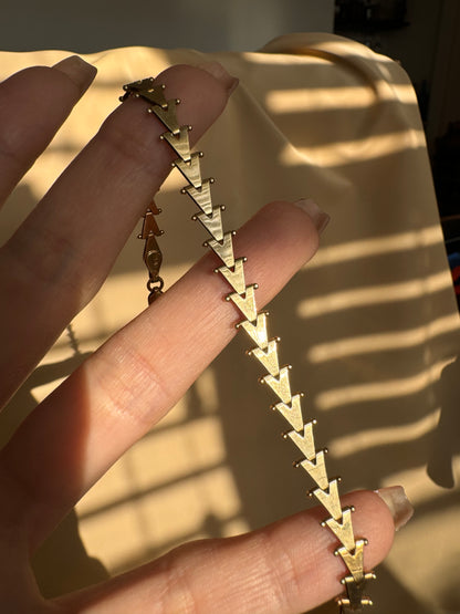 14k "V" chain-16.5"