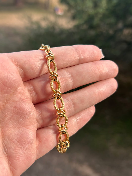 14k Link Bracelet