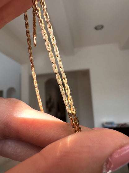 14k Cable Link-17.5", 1.7mm