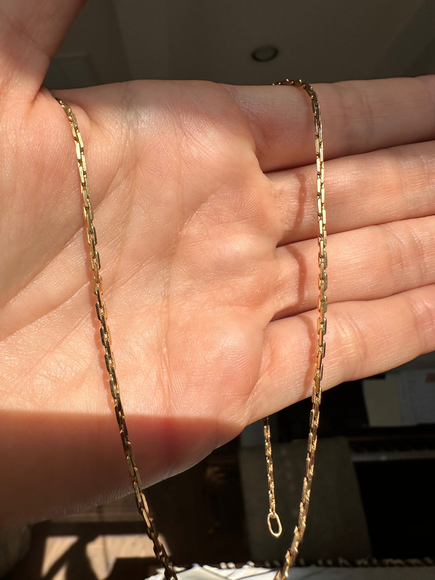 14k Cable Link-17.5", 1.7mm