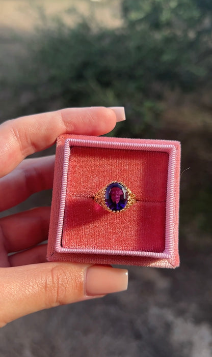 14k Amethyst Ring