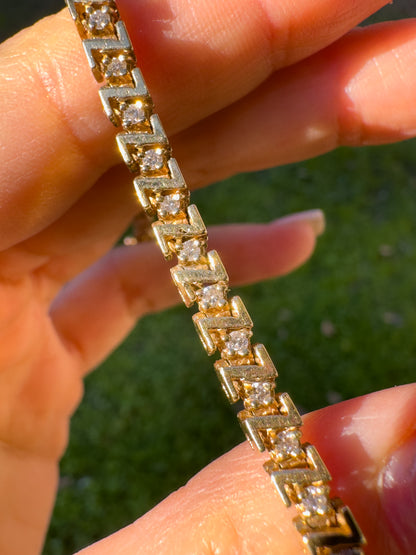 “Z” diamond bracelet