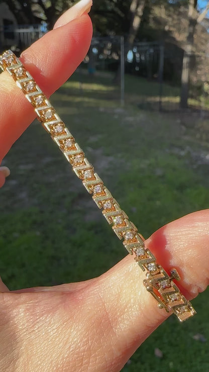 “Z” diamond bracelet