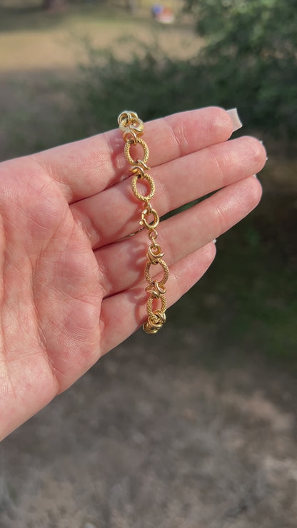 14k Link Bracelet