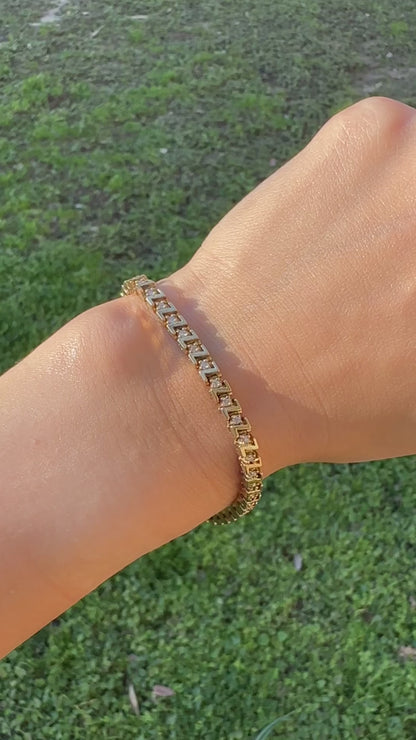 “Z” diamond bracelet