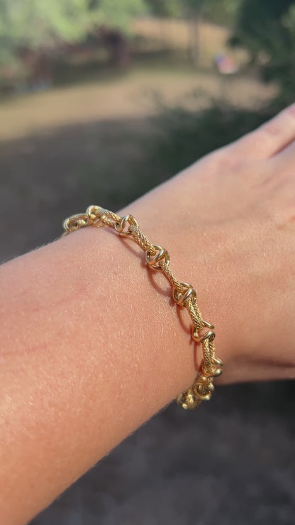 14k Link Bracelet